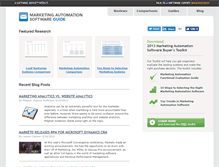 Tablet Screenshot of marketingautomationsoftware.com
